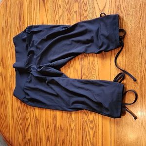 Livi Active by Lane Bryant's Leggings with lace up legs on back